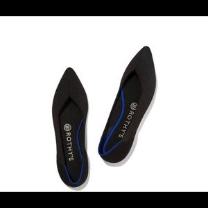 Rothy’s Black Solid Pointed Toe Flats
